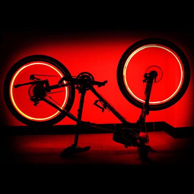 Bike Wheel Light red - Home Brains And Brawn