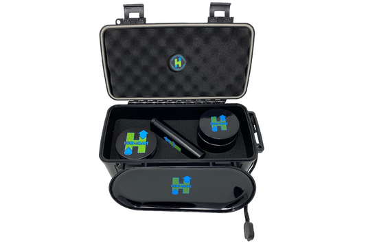 HUMI-SMART Smell Proof Stash Box Combo Kit with Herb Grinder - Home Brains And Brawn