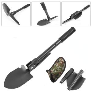 Multi-Function Military Portable Folding Camping Shovel - HomeBrainsandBrawn