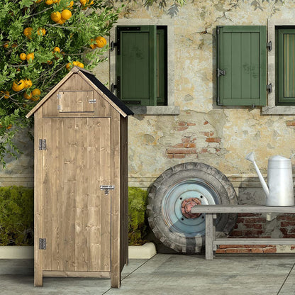 Compact Outdoor Garden Tools Storage Shed - Home Brains And Brawn