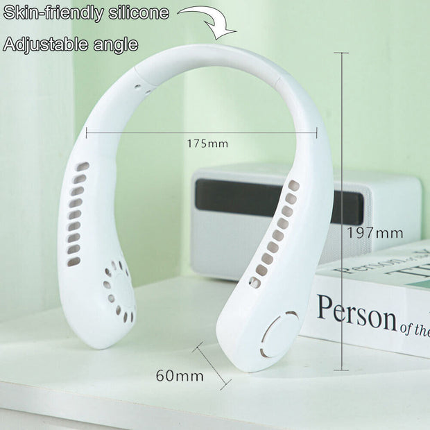Portable Hanging Neck Fan Mini Cooling Air Cooler USB - Home Brains And Brawn