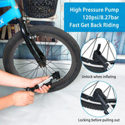 Mini Bike Pump Portable Bicycle Tire Inflator Ball Air Pump - Home Brains And Brawn