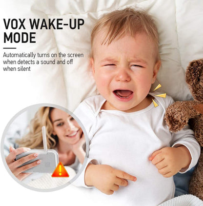 3.5" Baby Monitor with Camera and Audio Night Vision - Home Brains And Brawn