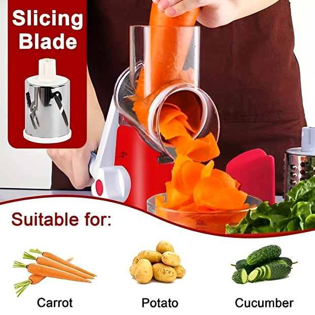 Vegetable Slicer; Multifunctional Fruit Slicer; Manual Food Grater - Home Brains And Brawn