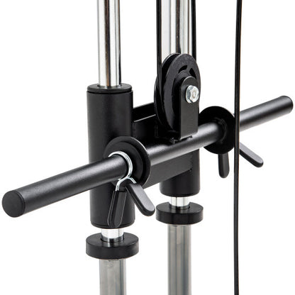Lat Pulldown Machine Home Gym Fitness Silver - Home Brains And Brawn