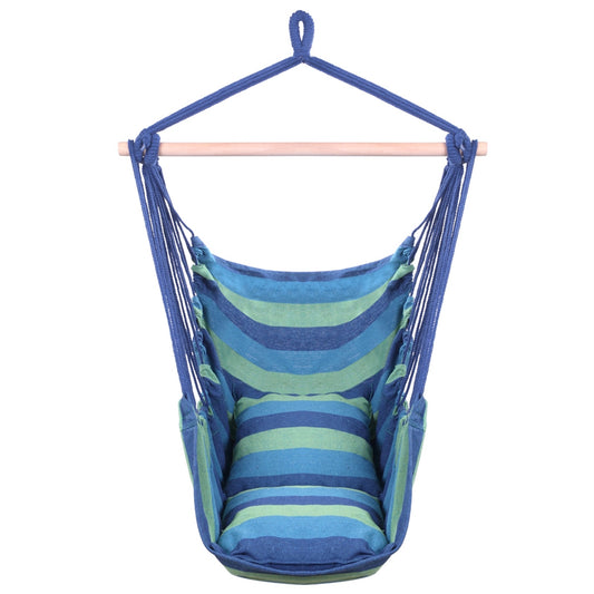 Hammock Chair Distinctive Cotton Canvas Hanging Rope Chaircanvas cloth - HomeBrainsandBrawn